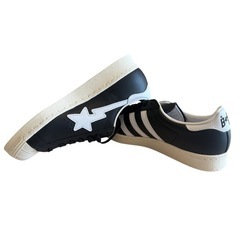 A BATHING APE®︎ × adidas Superstar"Black"の画像