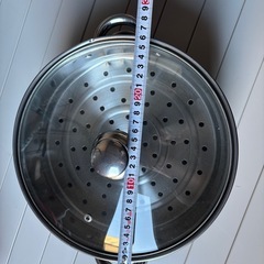 新品未使用の蒸し器お鍋の画像