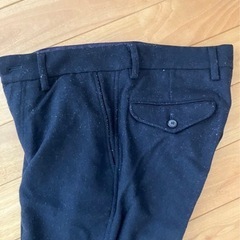 【12/14まで】エディフィス EDIFICE ネイビー スラックスの画像