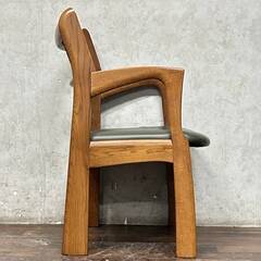 🔷🔶🔷WN1/6 ダイニングチェア W48×D48×H79cm 椅子 チェア リビング 店舗 カフェ ヴィンテージ アンティーク レトロ ★直接引取歓迎◎🔷🔶🔷の画像