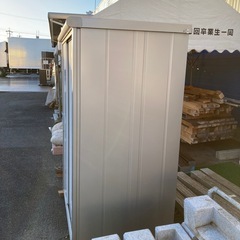 ヨドコウ物置　※カギ欠品・配送不可・現状。の画像