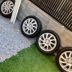 ダイハツ純正15アルミ❗️スタッドレスの画像