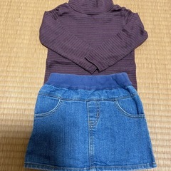 値下げkids80.ベスト.スカートなどの画像
