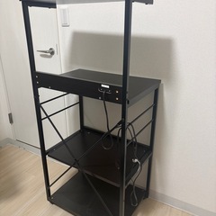 LOWYA　キッチンワゴン レンジ台 キャスター付きの画像