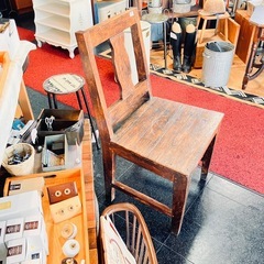 アンティークチェア　ダイニングチェア　ダークブラウン　椅子 の画像