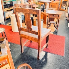 アンティークチェア　ダイニングチェア　ダークブラウン　椅子 の画像