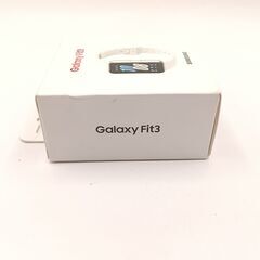 【新品未開封/即日可】Samsung Galaxy Fit3 白/シルバー　最新スマートウォッチ/睡眠/防水の画像