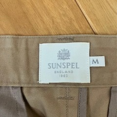【12/14まで】 SUNSPEL ベージュ チノパン Mの画像