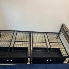 ニトリ ベッドフレーム シングル収納付き🛌の画像