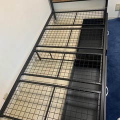 ニトリ ベッドフレーム シングル収納付き🛌の画像
