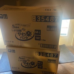 白十字　やわ楽パンツ M-L 18枚入りの画像