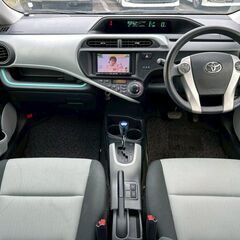 H24年式　アクア　S　社外ナビ　バックモニター！　車検：令和9年6月！の画像