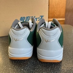 M2511-358 教育シューズ IF-909 モスグリーン 26.5センチ 未使用品の画像