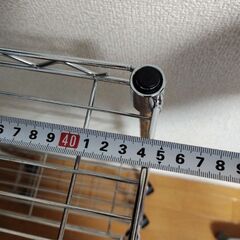 メタルラック　スチールラック　アイリスオーヤマ　調味料置きにの画像