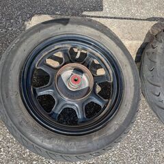 ホンダ　タクト AF79　タイヤホイールの画像