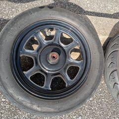 ホンダ　タクト AF79　タイヤホイールの画像