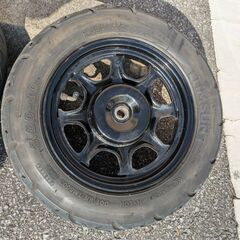 ホンダ　タクト AF79　タイヤホイールの画像