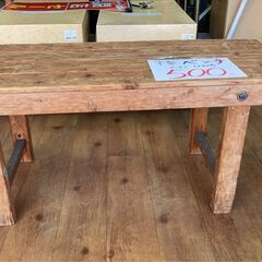 実店舗閉店SALE！ 長椅子 コーナン オリジナル ウッドベンチ ９００cm (中古)５００円の画像