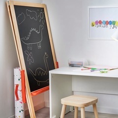 IKEA MALAモーラ　イーゼル　ソフトウッドの画像