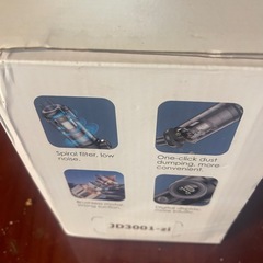 ワイヤレスハンディクリーナーVC028ブラックコードレスクリーナーの画像