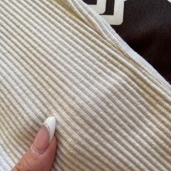 （Ssize）COLZAリブワイドパンツの画像