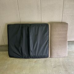 J7P2450 ソファ ベッド 折りたたみ ローソファ リクライニング コンパクト 収納 二人 掛け 一人暮し 家具 イス インテリア ブラウン 現状の画像