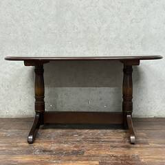 🔷🔶🔷WN1/3 飛騨産業 HIDA キツツキ ダイニングテーブル 4人用 テーブル 机 センターテーブル アンティーク ヴィンテージ ★直接引取歓迎◎🔷🔶🔷の画像