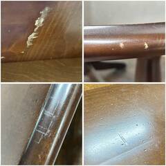 🔷🔶🔷WN1/3 飛騨産業 HIDA キツツキ ダイニングテーブル 4人用 テーブル 机 センターテーブル アンティーク ヴィンテージ ★直接引取歓迎◎🔷🔶🔷の画像