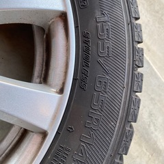 アルミ付スタッドレス155/65/R14 4本の画像
