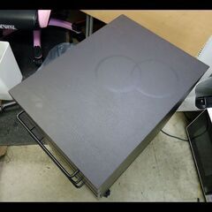 札幌お引き取り限定◆家具◆ニトリ◆デスクワゴン/キャスター付き◆サーヤ ダークブラウン◆W40 D57 H60の画像