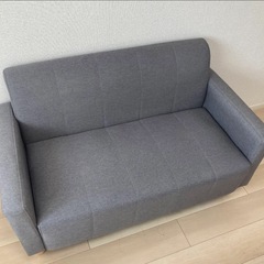 アイリスプラザ 2人掛 ソファー　FBS-2P アッシュグレーの画像