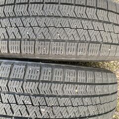 スタットレスタイヤ ４本セット　鉄ホイル  155/65 R14  BRIDGESTONEの画像