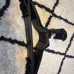 黒のプラスチック製ハンガー13本セットの画像