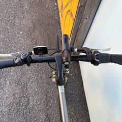 クロスバイク 700C 自転車 中古 6段変速 ライト の画像