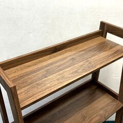 【自社配送は札幌市内限定】NITORI/ニトリ ラダーシェルフ KB6291 幅62×高さ91cm ミドルブラウン 中古【USED】の画像