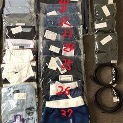 新品！メンズ大きいサイズのカジュアル衣料３４点まとめて売りますの画像