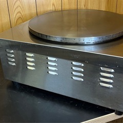 【動確済み】2019年 業務用 電気クレープ焼き器 PRO-40CRP-A 単相 100V 幅455×奥480×高さ230(mm) クレープ焼き機 キプロスター 大阪の画像