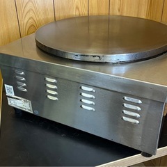 【動確済み】2019年 業務用 電気クレープ焼き器 PRO-40CRP-A 単相 100V 幅455×奥480×高さ230(mm) クレープ焼き機 キプロスター 大阪の画像
