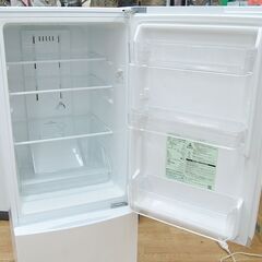 冷蔵庫 153L 2018年製 2ドア TOSHIBA GR-P15BS 100Lクラス ホワイト系 東芝 札幌市 清田区 平岡の画像