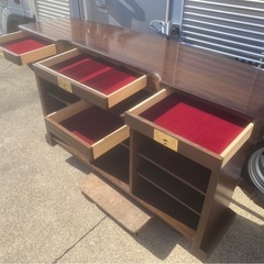 （1122u3）希少　karimoku カリモク　domani ドマーニ　モーガントン　バーカウンター　カウンターチェア2脚　ヒッコリーブラウン　一宮市の画像