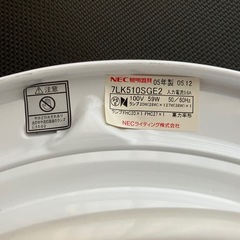 NECシーリング 蛍光灯  6畳用の画像