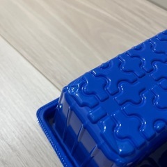 【ケースのみ】LaQ ケース 青 ラキュー ブロック おもちゃ 収納ケース 持ち運び　 の画像