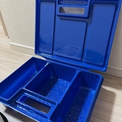 【ケースのみ】LaQ ケース 青 ラキュー ブロック おもちゃ 収納ケース 持ち運び　 の画像