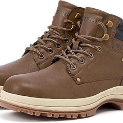 ワークブーツ スノーブーツ アウトドア 防水 防寒 防滑 メンズ 厚底 靴 レザー　　転売OK　倒産品　まとめ売り　ネット商材　アマゾン引き上げ商品　メルカリ　副業の画像