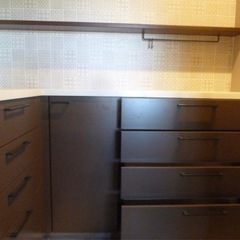 【展示取り外し品】パナソニック システムキッチン、字収納カウンター の画像