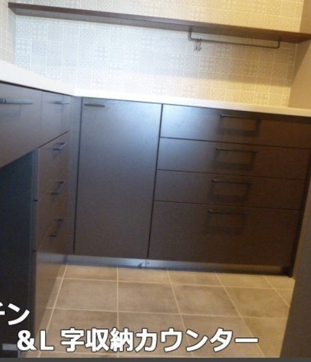 【展示取り外し品】パナソニック システムキッチン、字収納カウンター