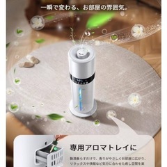 新品 超音波 加湿器 大容量 8L 6~35畳対応 アロマ対応 銀イオン抗菌　LEDライトの画像