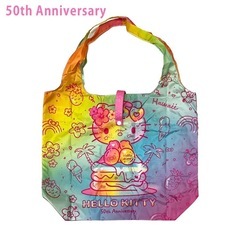 未使用 期間限定 ハワイ限定 ハローキティ 50年記念 エコバッ...