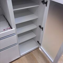 【トレファク イオンモール常滑店】1枚扉2段引き出しキッチンカウンター　ニトリをご紹介！の画像