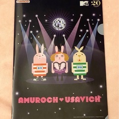 未使用 レア あむろっち×ウサビッチ クリアファイル 2枚 コラ...